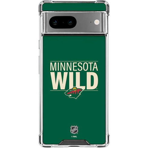 NHL Minnesota Wild Lineup Google Pixel 8a Clear Case